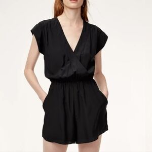 Aritzia Babaton Corbett romper 100% silk